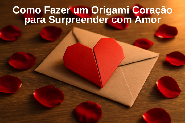 Como Fazer um Origami Coração para Surpreender com Amor