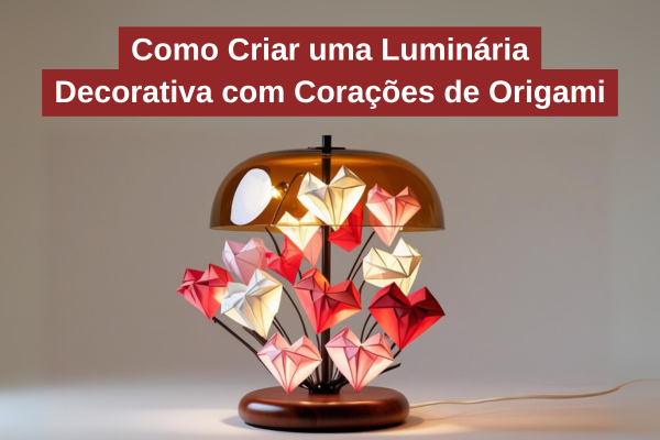 Como Criar uma Luminária Decorativa com Corações de Origami