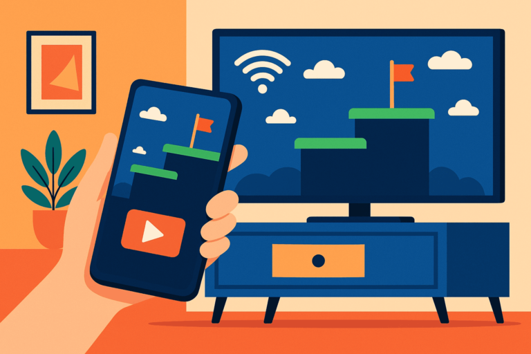 Assista e jogue do celular na TV sem travar (simples e rápido)