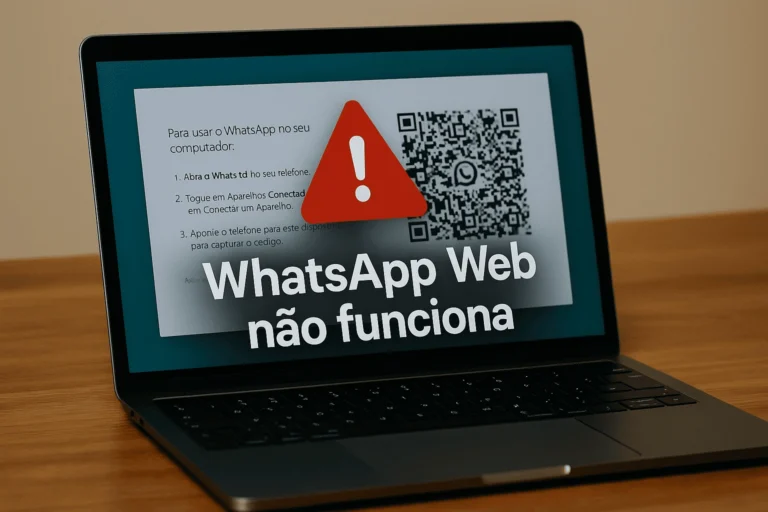 WhatsApp Web não funciona? Veja como arrumar em minutos