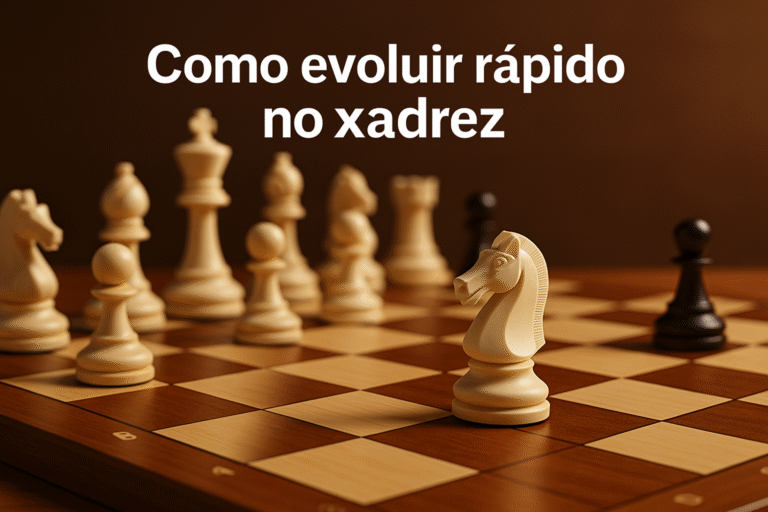 Como evoluir rápido no xadrez